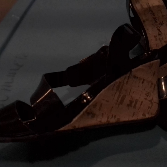 908-34) Montego bay club women's strappy cork wedge - Picture 5 of 8